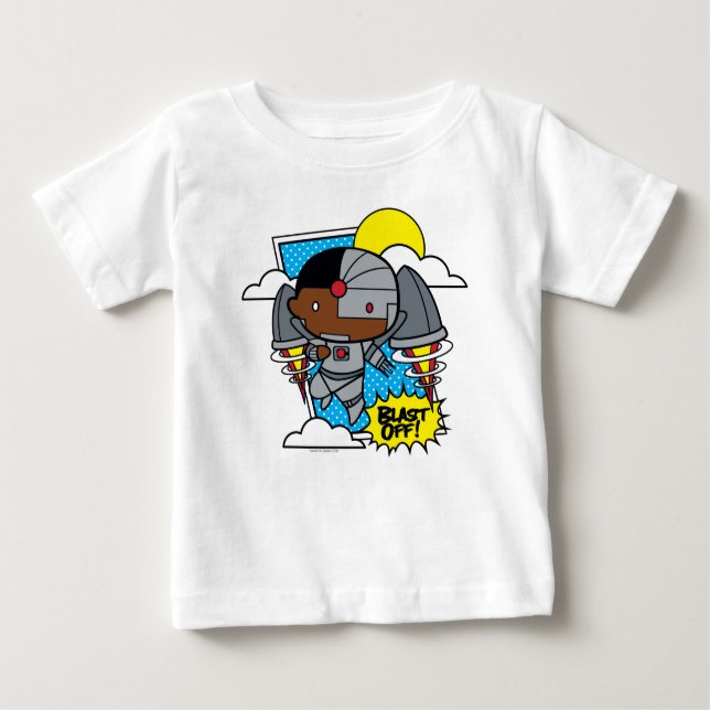 Chibi Cyborg Blast Av! T-shirt (Framsida)