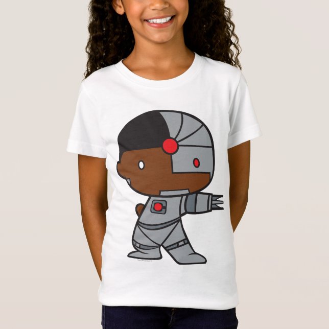Chibi Cyborg Tee Shirt (Framsida)