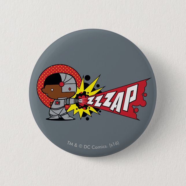 Chibi Cyborgs cybernetiska kanon Knapp (Framsida)