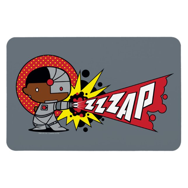 Chibi Cyborgs cybernetiska kanon Magnet (Horisontell)