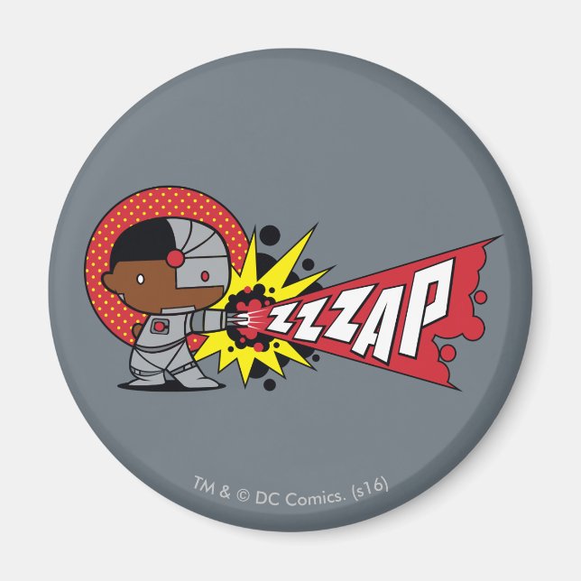 Chibi Cyborgs cybernetiska kanon Magnet (Framsidan)