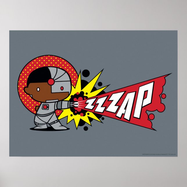 Chibi Cyborgs cybernetiska kanon Poster (Framsidan)