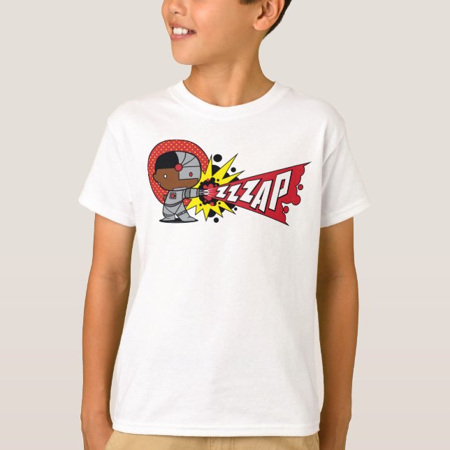 Chibi Cyborgs cybernetiska kanon T Shirt (Framsida)