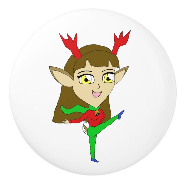 Chibi dansrenflicka knopp (Framsidan)