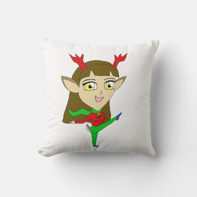Chibi dansrenflicka kudde (Framsida)