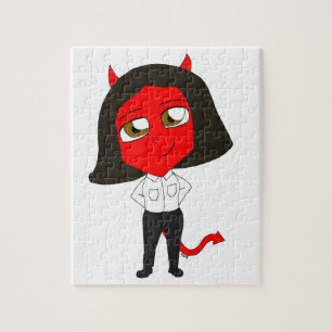 chibi djävulstjej pussel