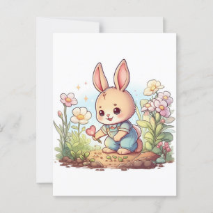 Chibi-djur Vykort