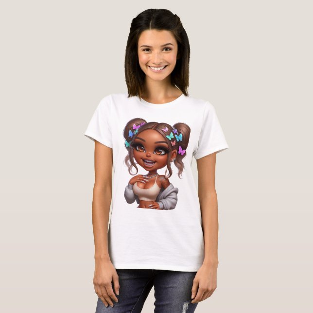 CHIBI DOCKLE LEENDE T SHIRT (Hel framsida)