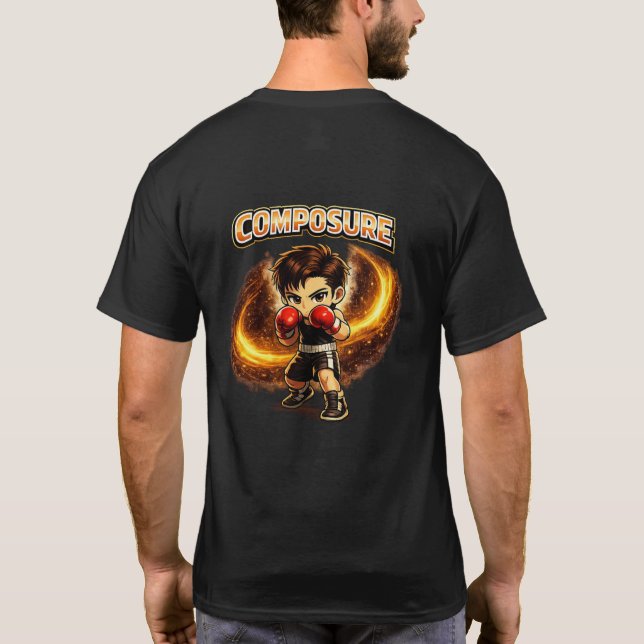 Chibi Dojo Composure Boxing  T Shirt (Baksida)