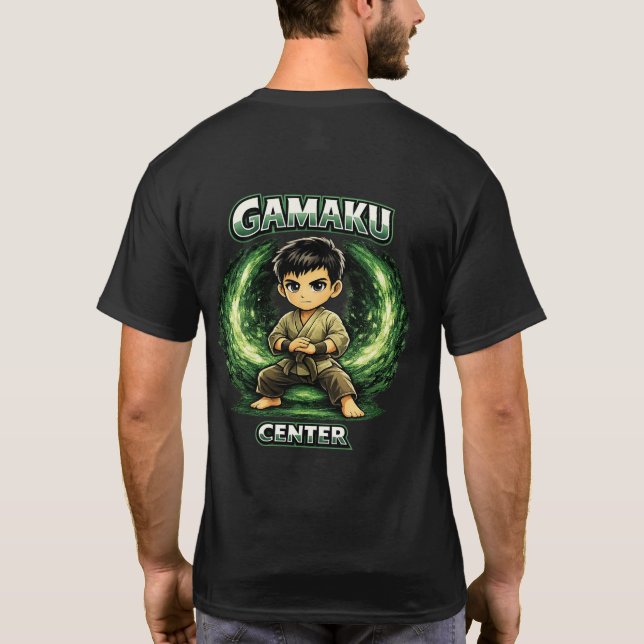 Chibi Dojo Gamaku Center T Shirt (Baksida)