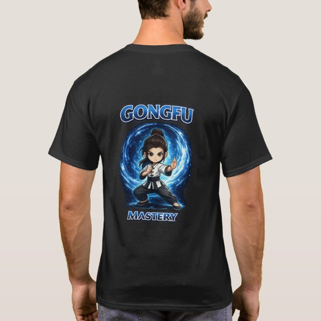 Chibi Dojo Gongfu Mastery T-shirt (Baksida)