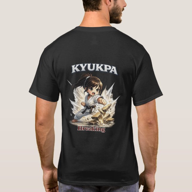 Chibi Dojo Kyukpa Bräckning  T Shirt (Baksida)