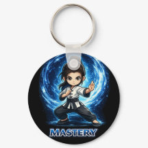 Chibi Dojo Mastery Flow Nyckelring