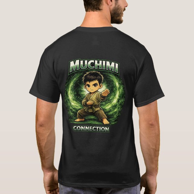 Chibi Dojo Muchimi Anslutning  T Shirt (Baksida)