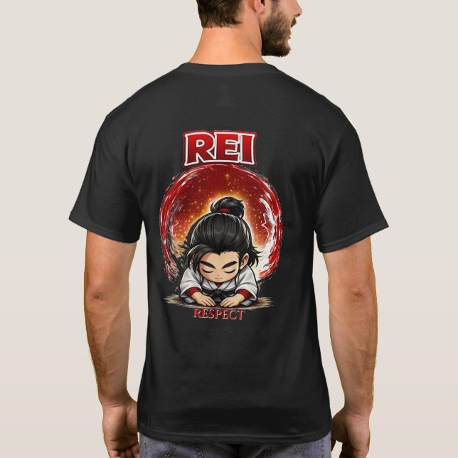 Chibi Dojo Rei Respect T-Shirt (Baksida)