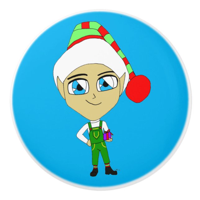 chibi elf knopp (Framsidan)