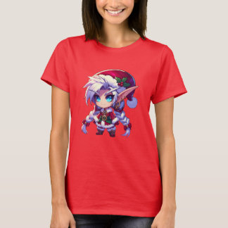 Chibi Fantasy jul Elf T Shirt