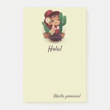 Chibi flamenco in spansk hat and acctuses