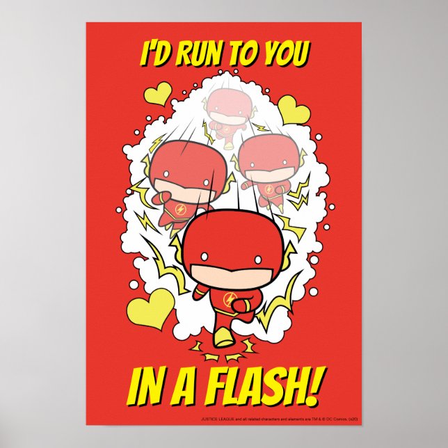 Chibi Flash - jag skulle Springa till dig i en Fla Poster (Framsidan)