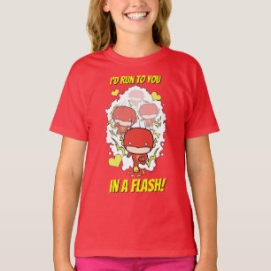 Chibi Flash - jag skulle Springa till dig i en Fla T Shirt