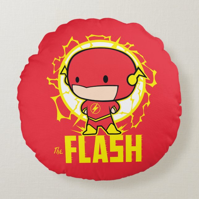 Chibi Flash med el Rund Kudde (Framsidan)