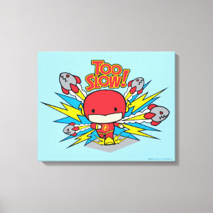 Chibi Flash Outrun Rockets Canvastryck