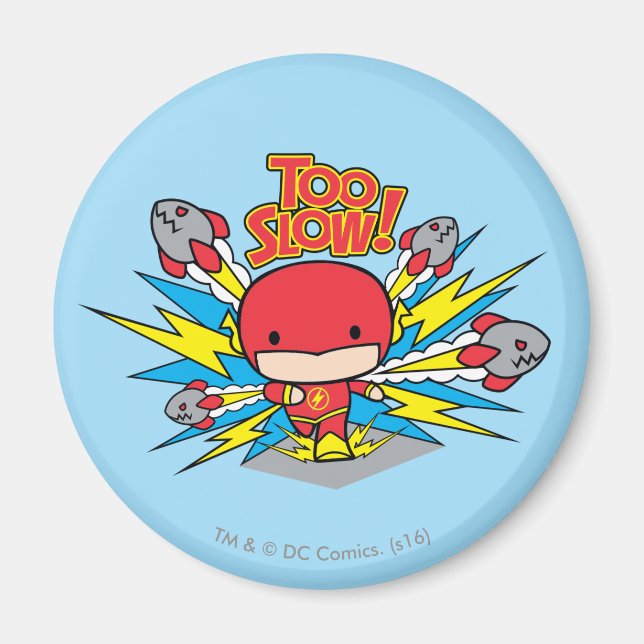Chibi Flash Outrun Rockets Magnet (Framsidan)