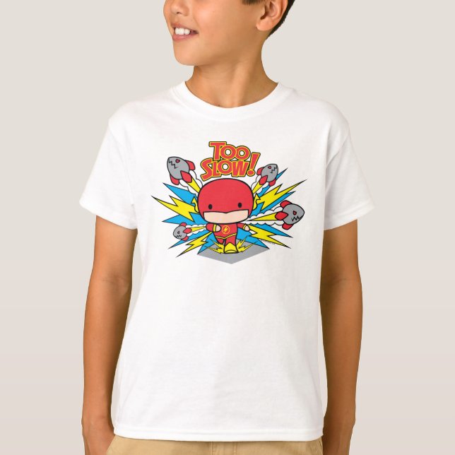 Chibi Flash Outrun Rockets Tee Shirt (Framsida)