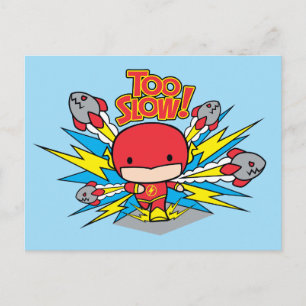 Chibi Flash Springar Förbi Raketer Vykort
