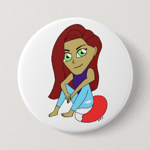 Chibi-foxy-flicka Knapp