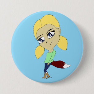Chibi-foxy-flicka Knapp