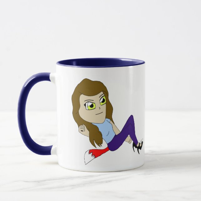chibi foxy flicka   mugg (Vänster)