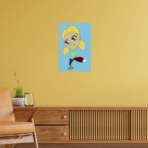 Chibi-foxy-flicka Poster