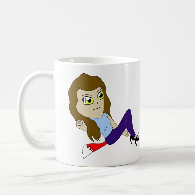 Chibi-foxy-kaffe mugg (Vänster)