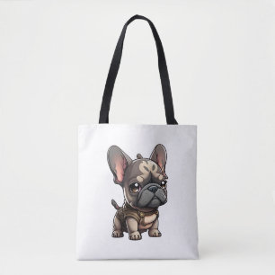 Chibi Fransk Bulldog Tygkasse