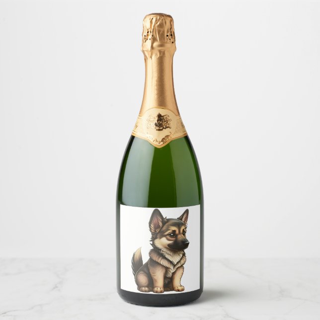 Chibi German Shepherd (Framsida)