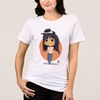 Chibi Girl med Cat-Ear Hair T Shirt