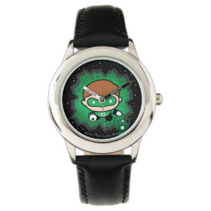 Chibi Grönt Lantern flyger genom rymden Armbandsur