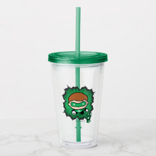 Chibi Grönt Lantern flyger genom rymden Take Away Mugg