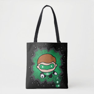 Chibi Grönt Lantern flyger genom rymden Tygkasse