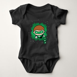 Chibi Grönt Lantern som flyger genom rymden T Shirt