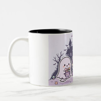 Chibi Halloweenkostym för barn Två-Tonad Mugg