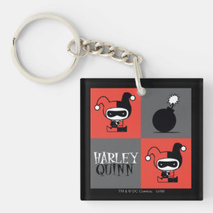 Chibi Harley Quinn Checker Mönster