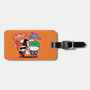 Chibi Harley Quinn & Chibi Joker Hearts Bagagebricka