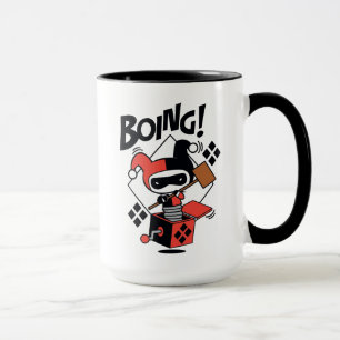 Chibi Harley-Quinn-in-A-box med hammer Mugg
