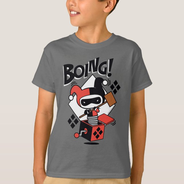 Chibi Harley-Quinn-in-A-box med hammer Tröja (Framsida)