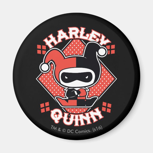 Chibi Harley Quinn Splits Magnet (Framsidan)