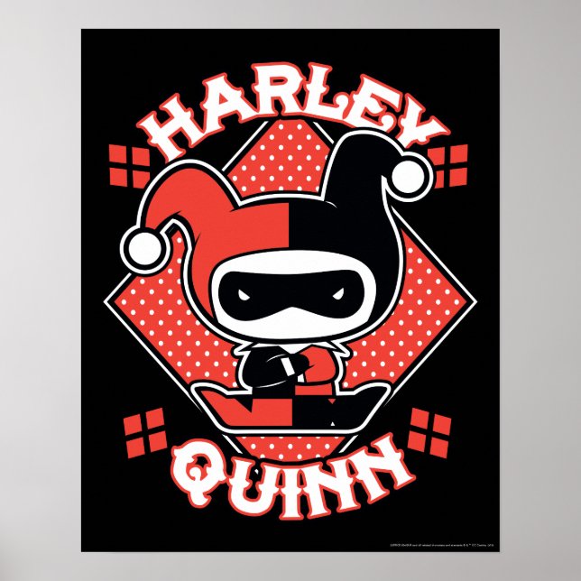 Chibi Harley Quinn Splits Poster (Framsidan)