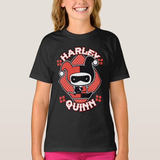 Chibi Harley Quinn Splits Tee (Framsida)