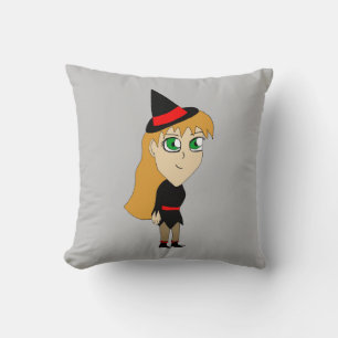 chibi-häxa kudde